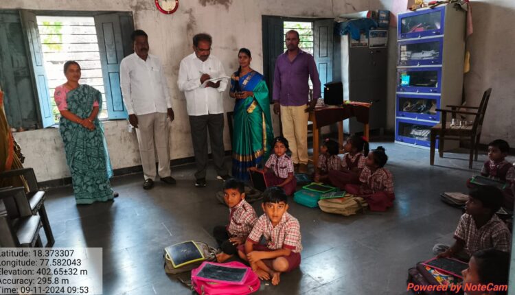 MPDO Srinivas visited Longan village