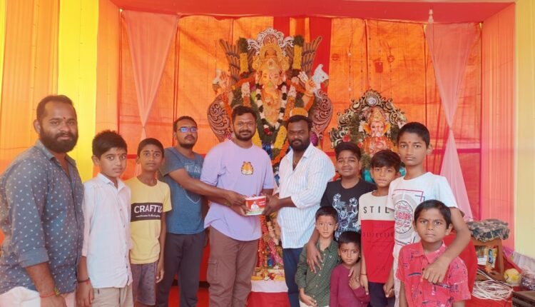 Distribution of Laddu under Sri Rama Rythu Rajyam Seeds, Pesticides