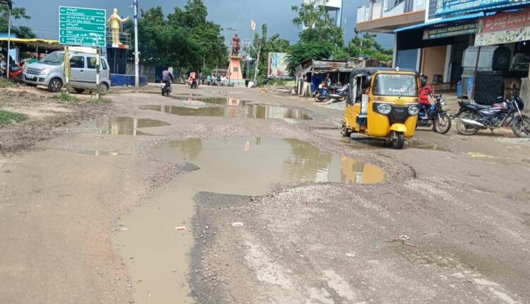 Troubles with potholed roads