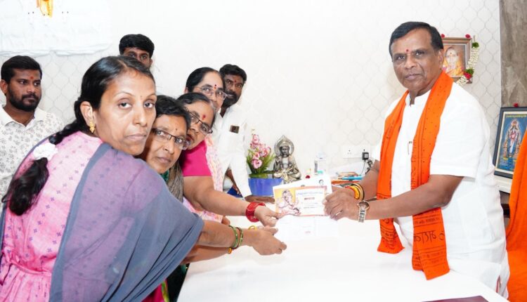 My aim is to develop the traditions of Hindu Dharma culture