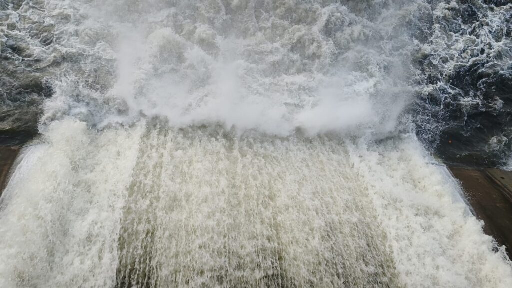 Pocharam Srinivas Reddy lifted the flood gates of Nizamsagar