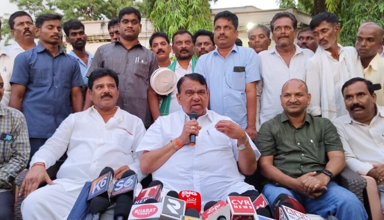 Pocharam Srinivas Reddy lifted the flood gates of Nizamsagar