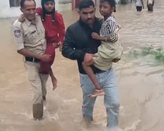 Water into double bedroom houses..