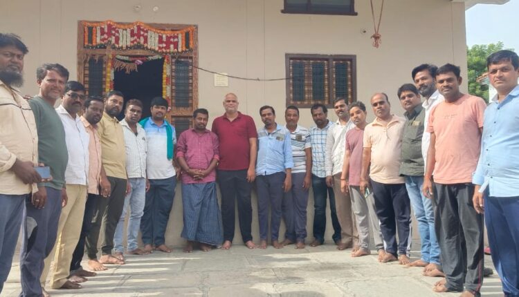 A childhood friend who visits Santosh's family