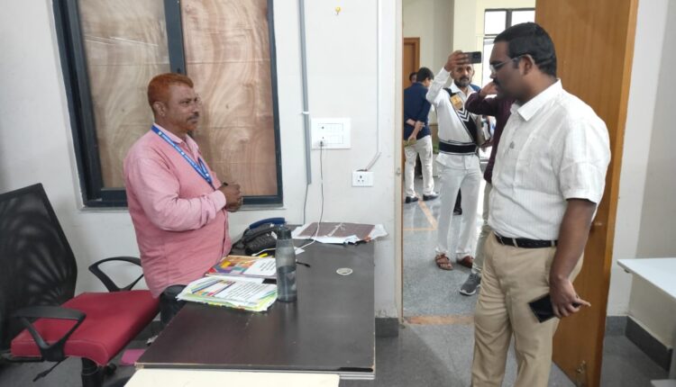 Collector inspected the control room
