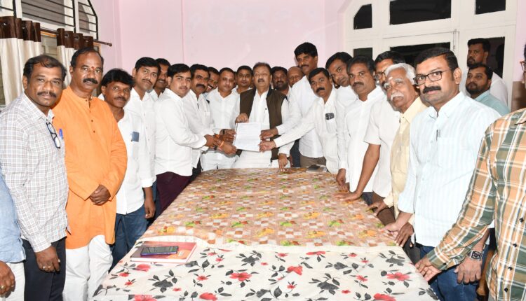 One day salary of Nizamabad district employees for Chief Minister's Assistant