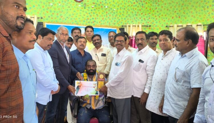 Brijesh who received the best pet award